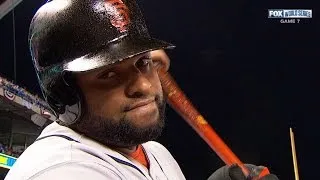 WS2014 Gm7: Panda goes 3-for-3 with two runs scored