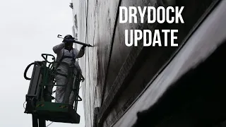 Bilge Keels, Anodes, Caulk, Paint, and Keel Blocks: Drydock Update 7