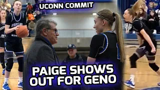 #1 Ranked Paige Bueckers Flirts With TRIPLE DOUBLE In Front of UCONN Coach! Hopkins Gets Tested! 🍿