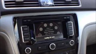 How to play music from an SD memory card in VW RNS315 Navigation Stereo