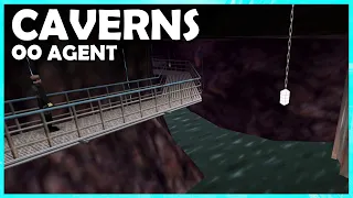 GOLDENEYE 007 GUIDE - CAVERNS 00 AGENT DIFFICULTY - PLAYTHROUGH XBOX ONE X