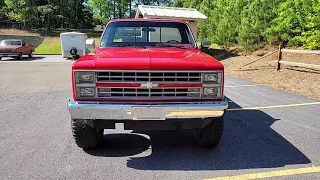 SOLD - 1986 Chevrolet K10 4x4 Pickup Truck