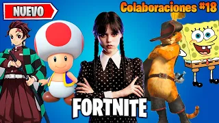 Colaboraciones Filtradas de FORTNITE #18 (Merlina, Toad)