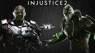 Injustice 2 - Брейниак против Бэйна - Intros & Clashes (rus)