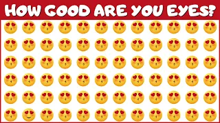 HOW GOOD ARE YOUR EYES #46 l Find The Odd Emoji Out l Emoji Puzzle Quiz  PAM GAMING