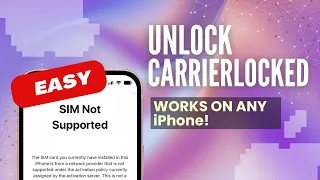 SIM Network Unlock on ANY Phones iOS or Android