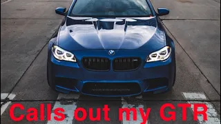 700HP M5 vs 700HP GTR Internet Beef hits the street