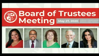 LBCCD - Board of Trustees Meeting - May 27, 2020