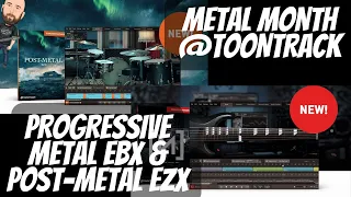 It is METAL MONTH @toontrack!!!! | These Are AMAZING! | PROGRESSIVE METAL EBX & POST-METAL EZX