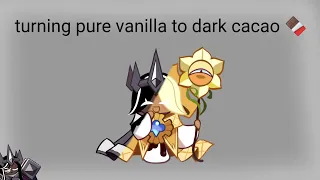 turning pure vanilla cookie to dark cacao 🍫 [cookie run kingdom]