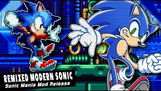 ✪ [RELEASE] Remixed Modern Sonic  for Mania ✪