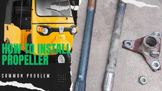 Maximize Your Piaggio Ape City 230cc: Step-by-Step Profeller Axle Install