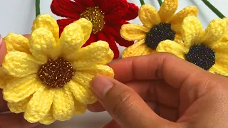 How to Crochet a Gerbera Flower