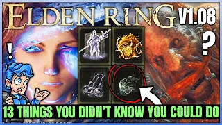 13 New Secrets You Didn't Know About in Elden Ring - DLC Reveal & Hidden Spirit Ash - Tips & More!