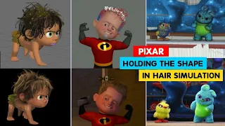 Pixar Graphics | Holding the Shape in Hair Simulation |@3DAnimationInternships