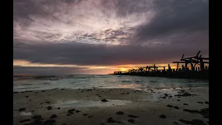 Sunset on the Baltic sea/ Saulėlydis prie Baltijos jūros