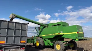 Уборка подсолнечника 🌻 23.09.2022 John Deere 9500