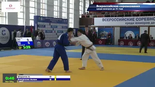 66 kg Шарипов А Камурзоев А 23 04 2021 Т2 Всероссийские соревнования по дзюдо среди юниоров до 21 г