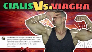 The ULTIMATE Pre-Workout PUMP STACK! Cialis Vs. Viagra Vs. Anadrol Vs. ATP Vs. Insulin! Who WINS?