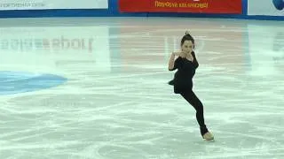 Elizaveta Tuktamysheva, FS at practice, Russian Nationals 2014