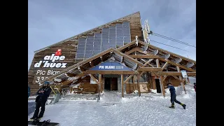 La Sarenne Alpe d'Huez, longest black run in the world.