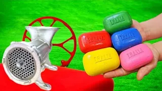 🔴Experiments full episodes 🔴COLORFUL MINIATURE RAINBOW SOAP VS MEAT GRINDER NEW VIDEO COOL EFFECT