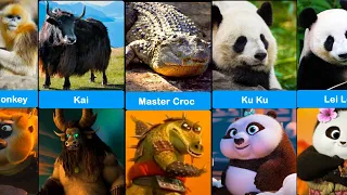 Kung Fu Panda All Characters in Real Life - Comparison
