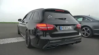 Mercedes-AMG C63S Estate BRUTAL EXHAUST SOUNDS!