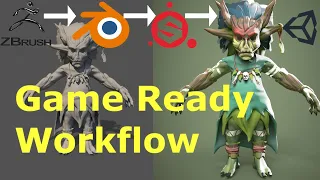 My workflow for making game-ready characters