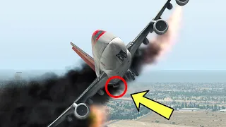 B747 Pilot Tried To Save Passenger Lives After Landing Gear Failure | XP11