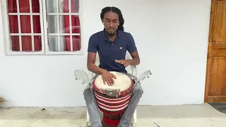 Djembe playing in Trinidad