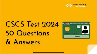 CSCS Green Card Mock Test 2024 | 50 Questions & Answers