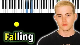 Trevor Daniel - Falling | Piano_Tutorial | Разбор | КАРАОКЕ | НОТЫ + MIDI