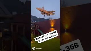 We Did It, RC F-35b VTOL Jet Model | 100mm EDF super stable hover