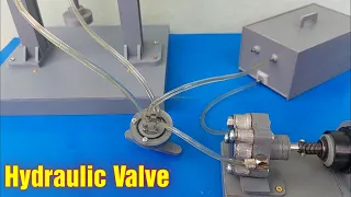 How to make Mini Hydraulic Valve from PVC