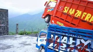 Wahyu Abadi's Shaky Truck Vlog and Aa Zafran's Truck Go to Mount Galunggung