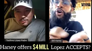 Teofimo Lopez vs Devin Haney $4 MILLION offered ACCEPTED by Lopez? Teo got the best of haney in Spar
