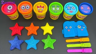 Numberblocks Satisfying Video l How To Make Ice Cream & Rainbow Glitter Playdoh Sand Crunchy