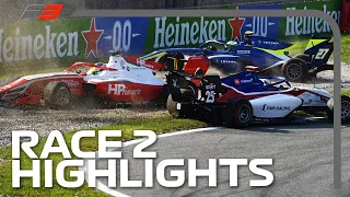 F3 Race 2 Highlights | 2020 Italian Grand Prix