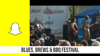 Joanna Connor,  Ana Popovic - SNAPCHAT RECAP @ Champaign Blues, Brews & BBQ Festival 6/27/15