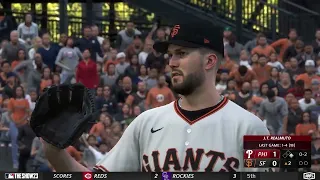 MLB The Show 23 Gameplay: Philadelphia Phillies vs San Francisco Giants - (PS5) [4K60FPS]