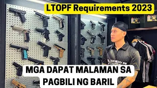 2023 LTOPF REQUIREMENTS | MGA DAPAT MALAMAN SA PAGBILI NG BARIL | GUNNERY PH OPENING | GUN SAFETY