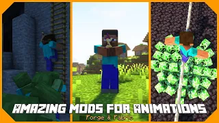 Amazing Mods to Improve Player Animations - Minecraft Forge & Fabric