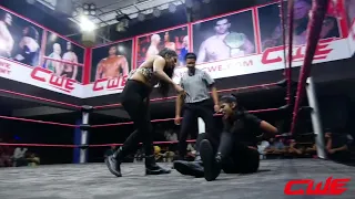 CWE | ARUSHI VS SURMEET KAUR | #cwe #thegreatkhali #prowrestling #youtubeindia |