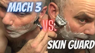 Gillette SkinGuard Razor Vs Gillette Mach 3 Turbo Razor