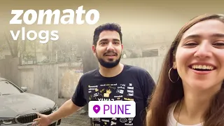 When We met Comedian @SamayRainaOfficial Ft. Sahiba Bali | Pune Vlog | Zomato Vlogs