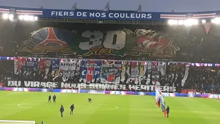 PSG NANTES 3 -1 TRIBUNE AUTEUIL TIFO PARC DES PRINCES - 30 ANS