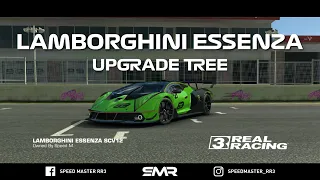 Real Racing 3 Lamborghini Essenza SCV12 Complete Upgrade Tree