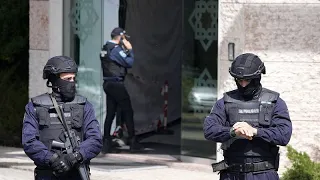 Police investigate stabbings at Portugese Muslim centre as possible terror attack