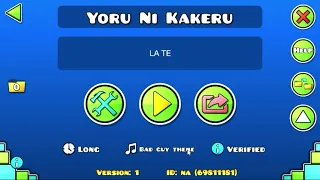 Yoru Ni Kakeru By Zetlev & More VERIFIED! | Geometry Dash